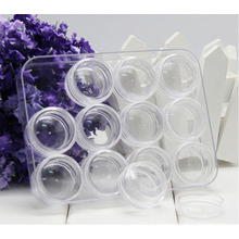 Wholesale 12pcs Nail Art Plastic Box 3g Glitter Powder Packing Box Set